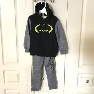 Boys 2 Piece Batman Hoodie Set NEW